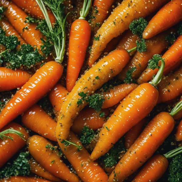 Honey Glazed Carrots with Herbed Quinoa