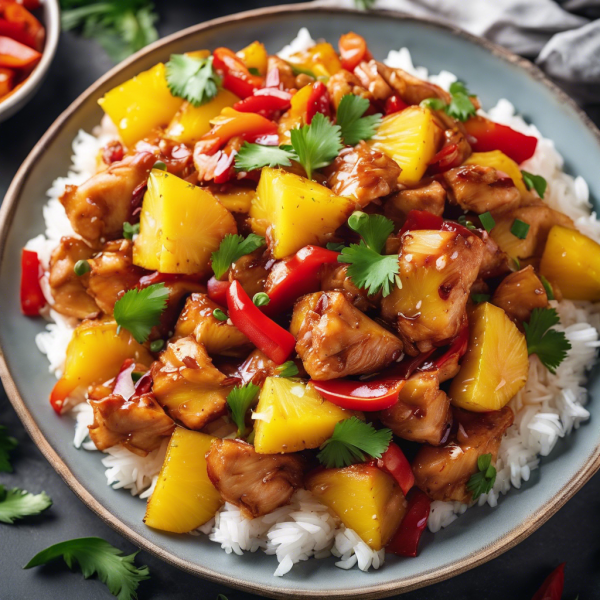 Sweet and Tangy Pineapple Chicken Stir-Fry