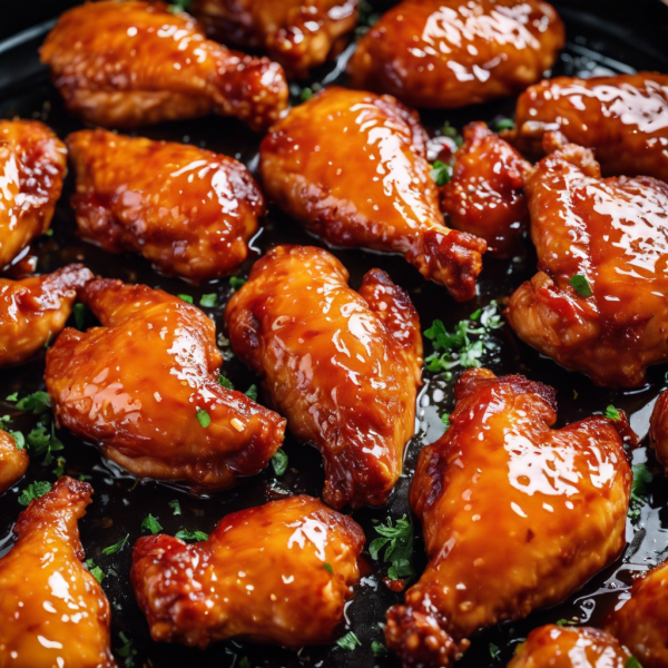 Sweet and Spicy Jelly Glazed Chicken