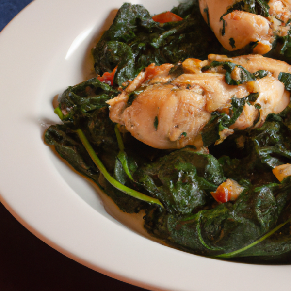 Italian Quick Chicken with Spinach