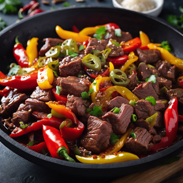 Szechuan Spicy Beef Stir-Fry