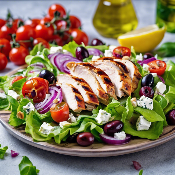 Mediterranean Grilled Chicken Salad