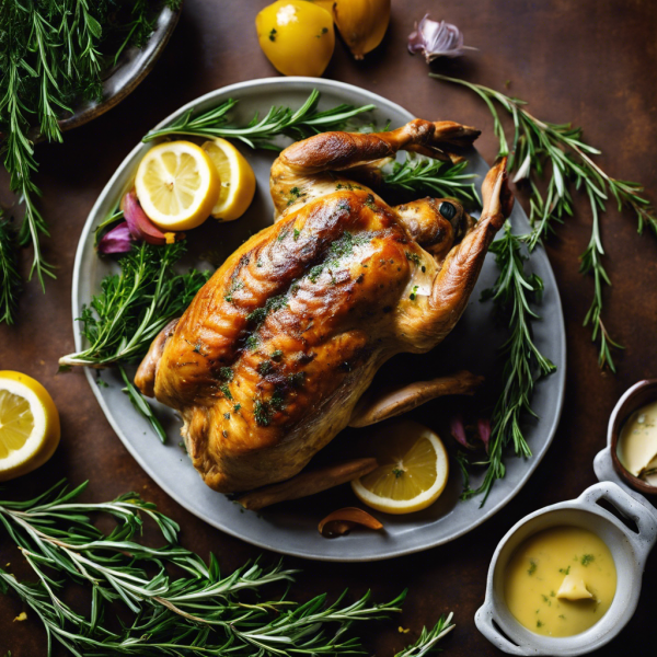 Roasted Rabbit with Herb Butter