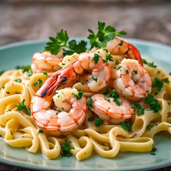 Garlic Butter Shrimp Pasta