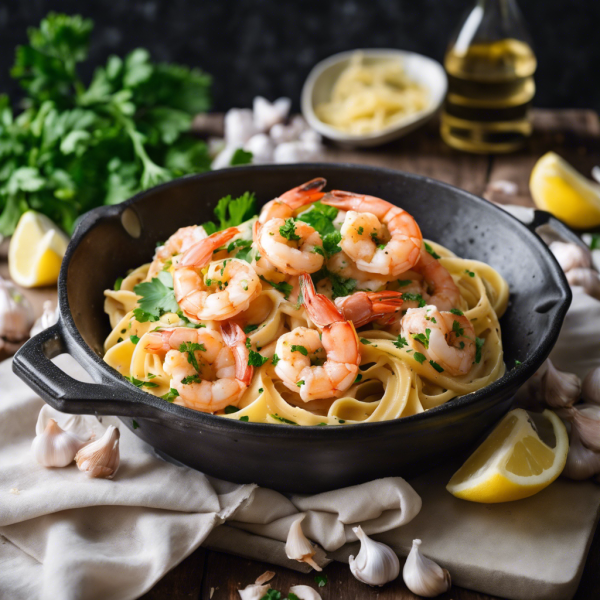 Garlic Butter Shrimp Pasta