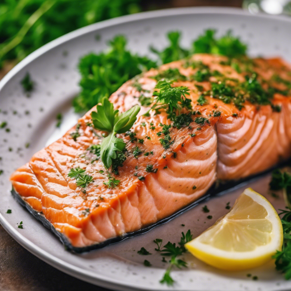 Garlic Butter Baked Salmon