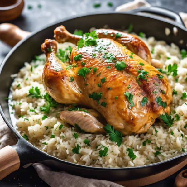 Garlic Butter Chicken and Rice