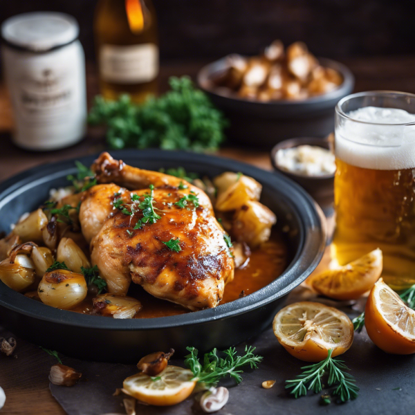 Beer-Braised Chicken