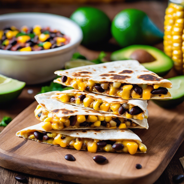 Corn and Black Bean Quesadilla