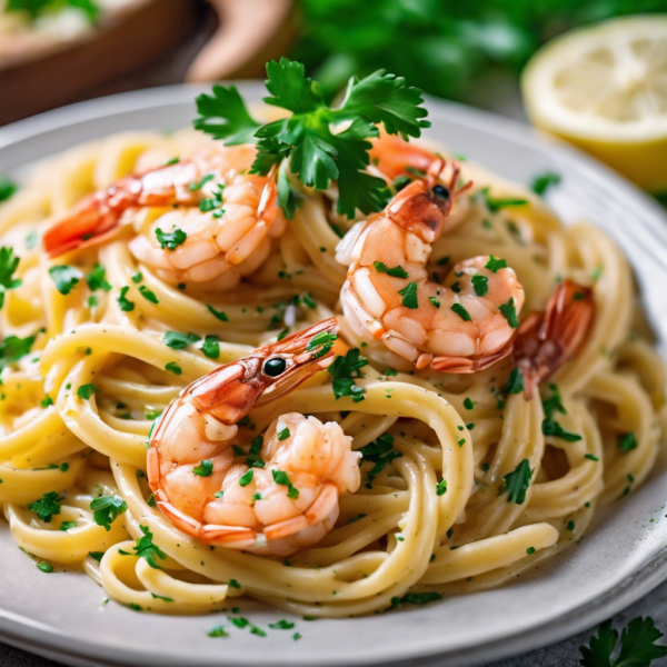 Garlic Butter Shrimp Pasta