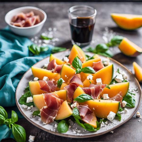 Cantaloupe and Prosciutto Salad