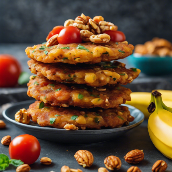 Banana Nut Tomato Fritters