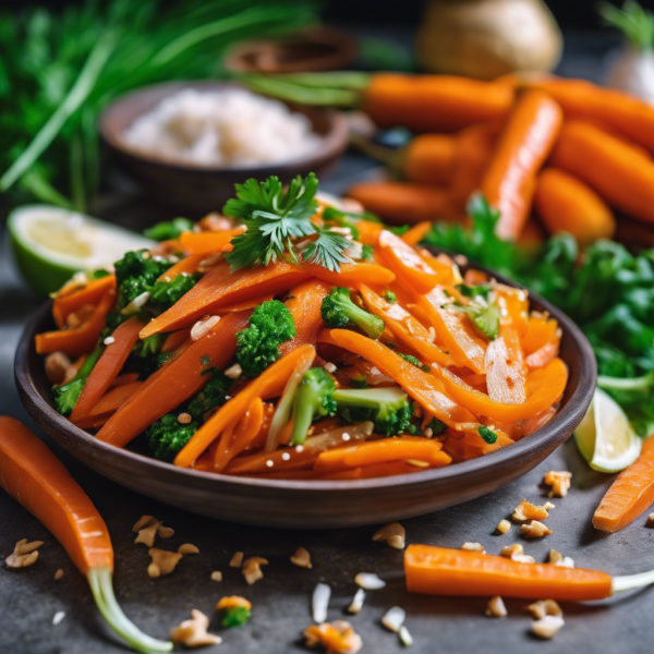 Ginger-Garlic Carrot Stir Fry