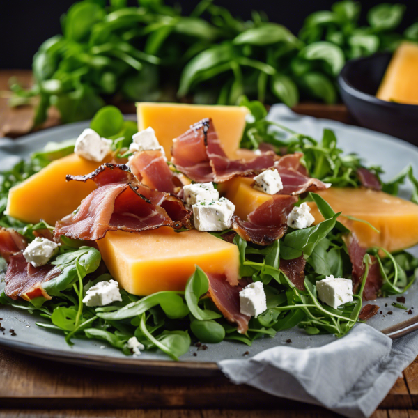 Grilled Cantaloupe and Prosciutto Salad