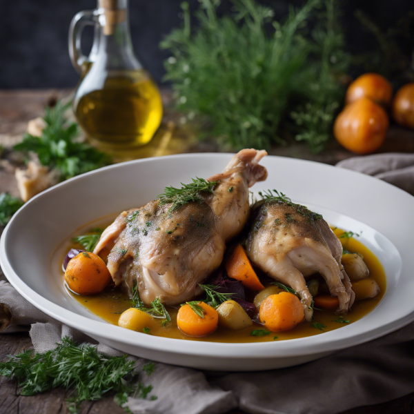 Braised Rabbit with Root Vegetables