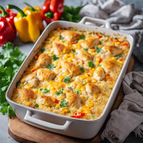 Southern Chicken and Rice Casserole