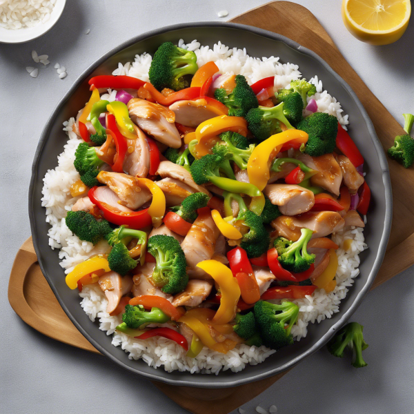 Rainbow Chicken Stir-Fry