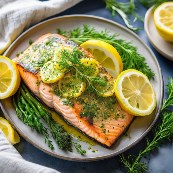 Lemon Herb Baked Salmon