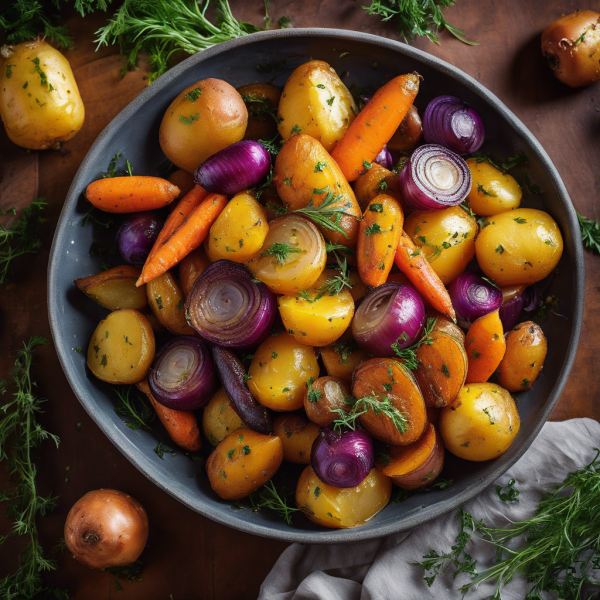 Savory Roasted Root Vegetables