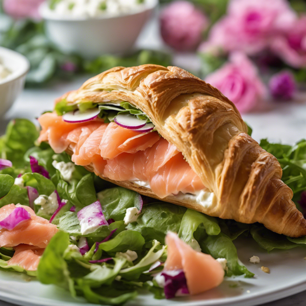 Salmon Croissant Delight