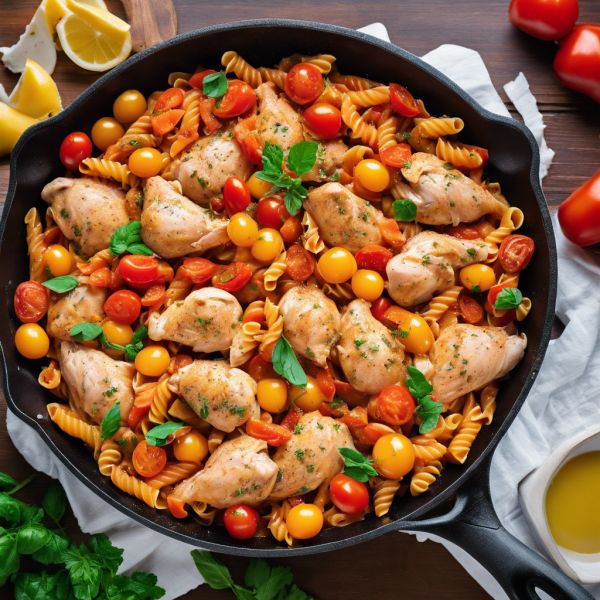 Chicken and Vegetable Pasta Skillet