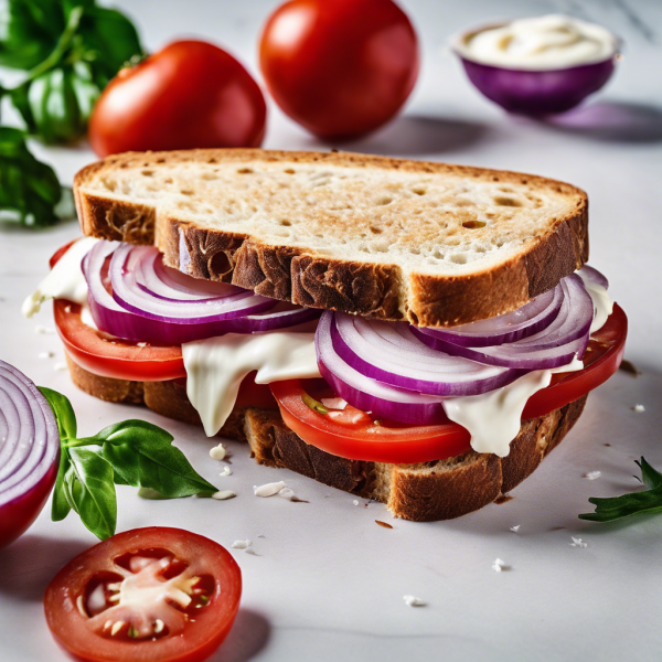 Creamy Tomato Onion Sandwich