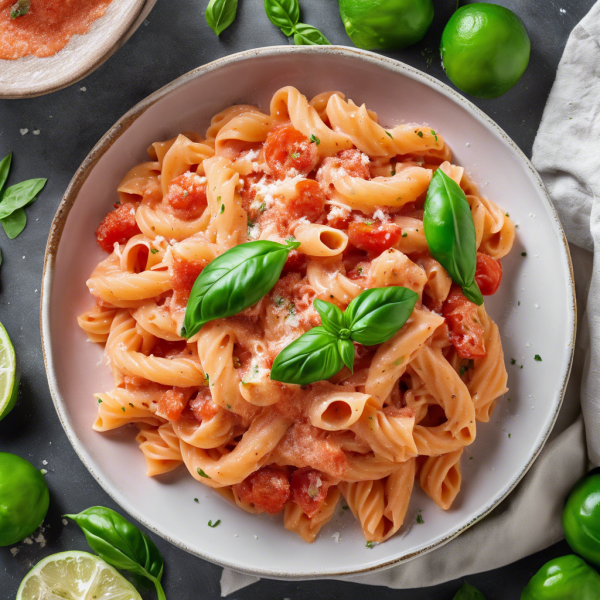 Creamy Lime Tomato Pasta