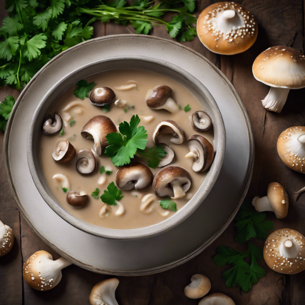 Slovenian-Inspired Creamy Mushroom Soup