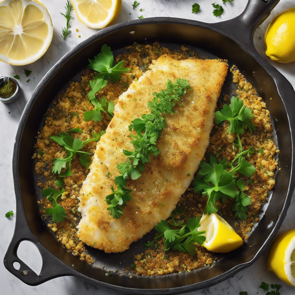 Herb-Crusted Baked Cod