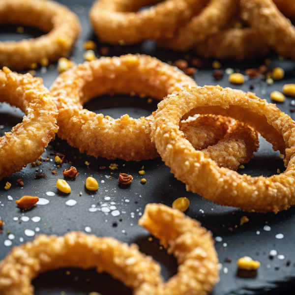 Crunchy Corn Flour-Crusted Onion Rings