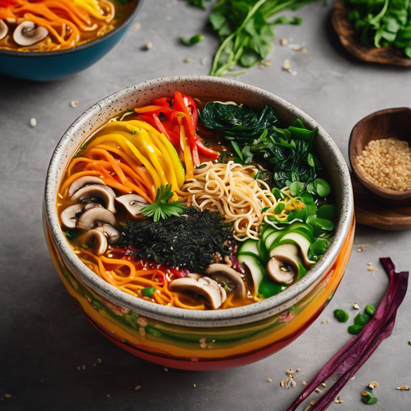 Rainbow Vegetable Ramen