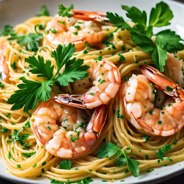 Garlic Butter Shrimp Pasta