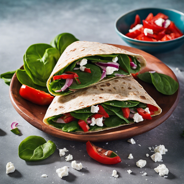 Savory Spinach and Feta Wrap
