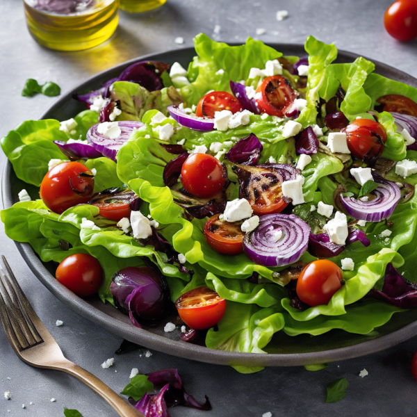 Zesty Grilled Lettuce Salad