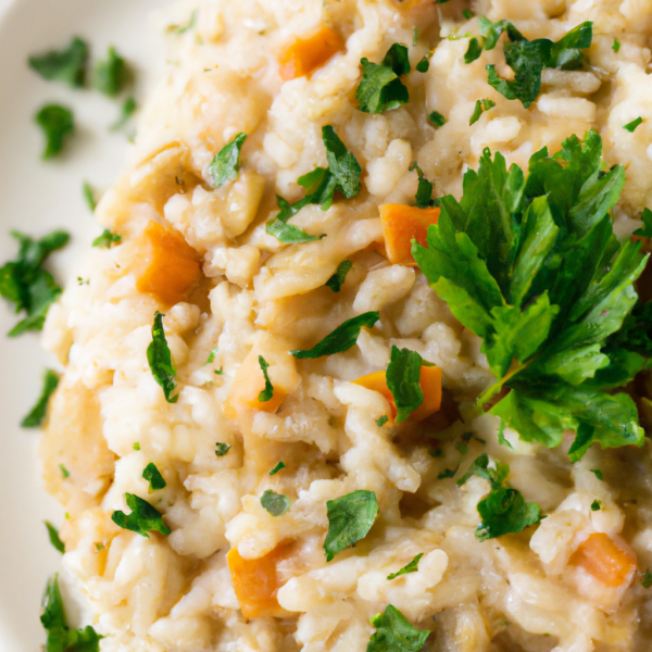 Creamy Vegetable and Lentil Risotto