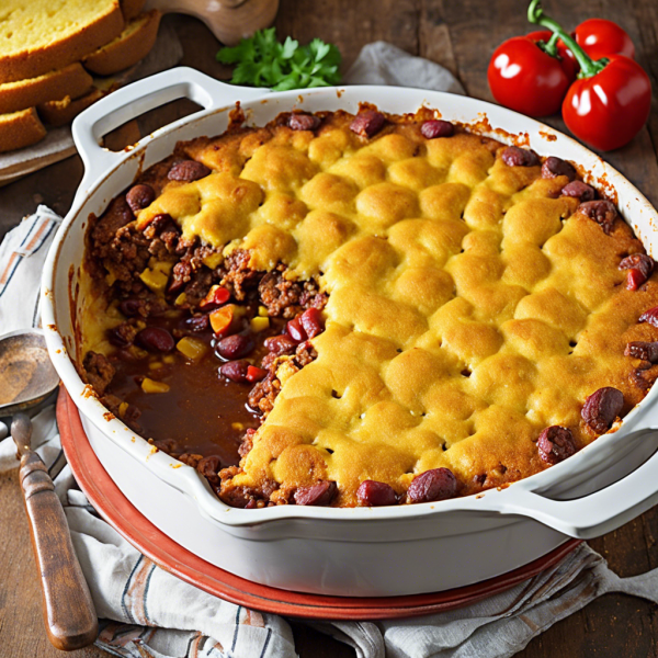 Cornbread-Topped Chili Casserole