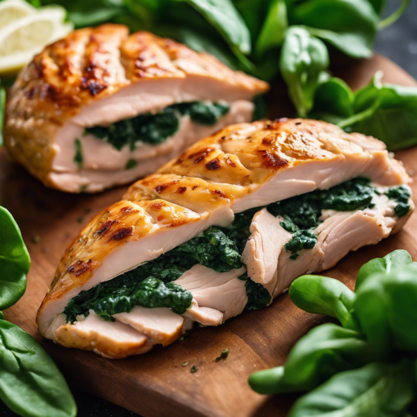 Creamy Spinach Stuffed Chicken Breast