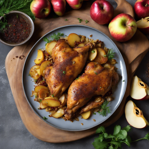 Ethiopian Spiced Apple Chicken