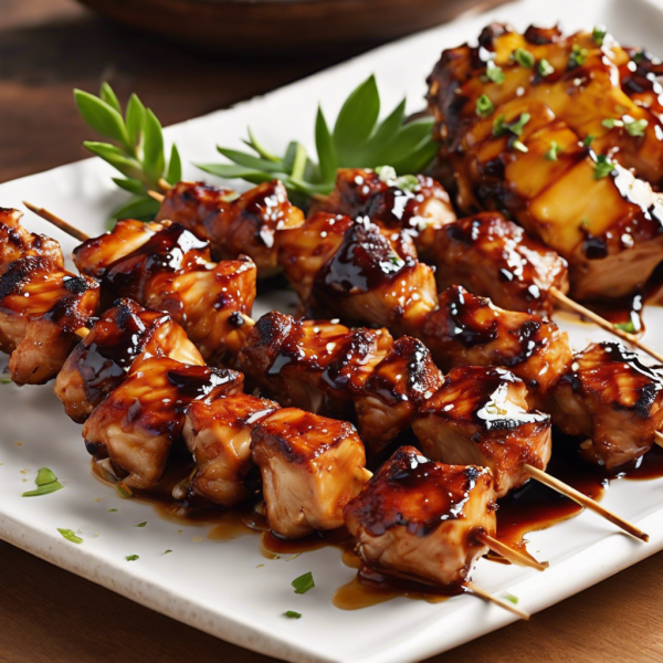 Savory Garvy Chicken Skewers