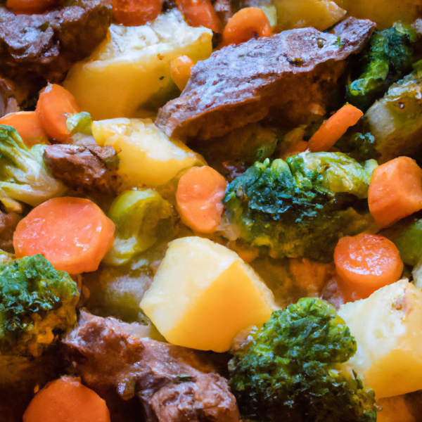 Moroccan Beef and Vegetable Tray Bake