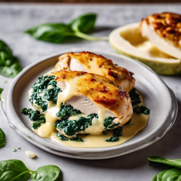 Creamy Spinach Stuffed Chicken