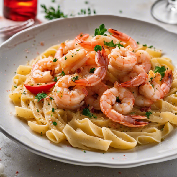 Garlic Butter Shrimp Pasta