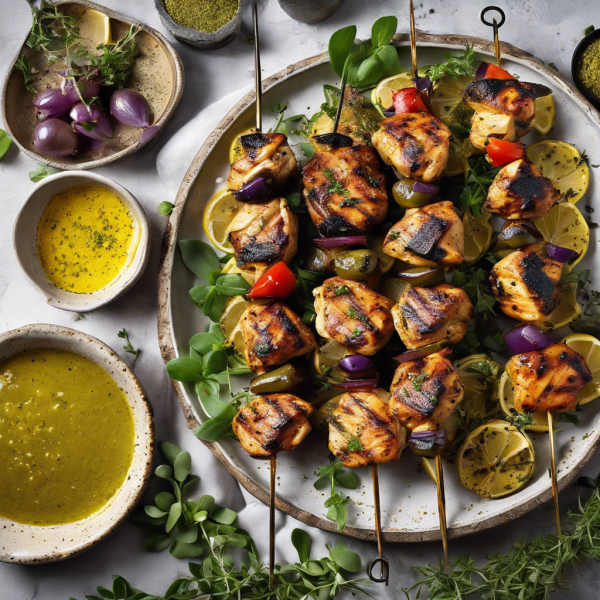 Mediterranean Chicken Skewers