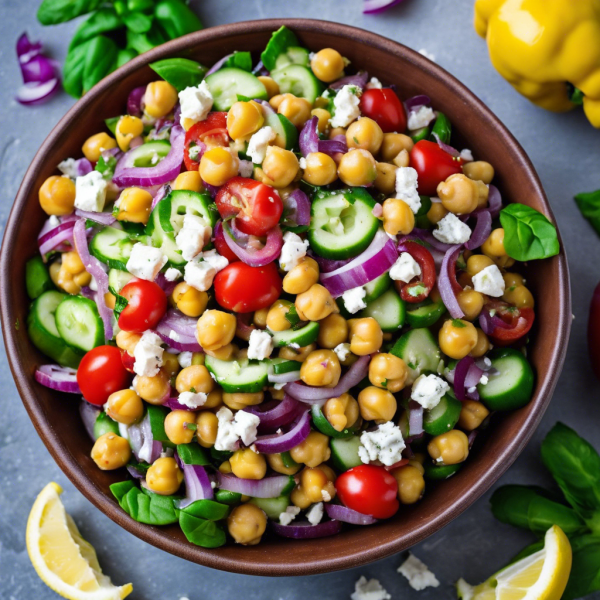 Mediterranean Chickpea Salad