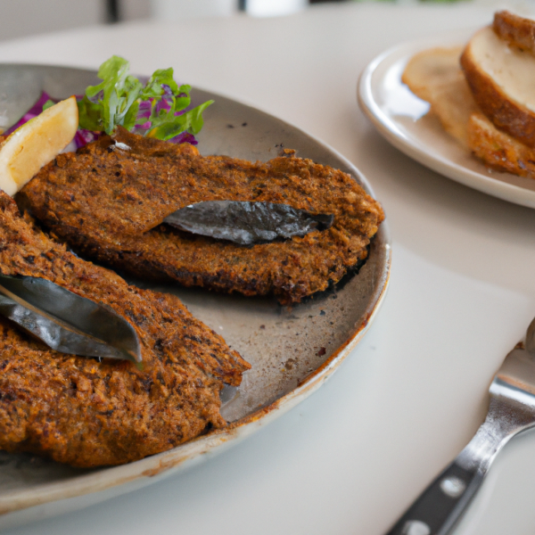 Argentinian Vegan Beef Milanesas