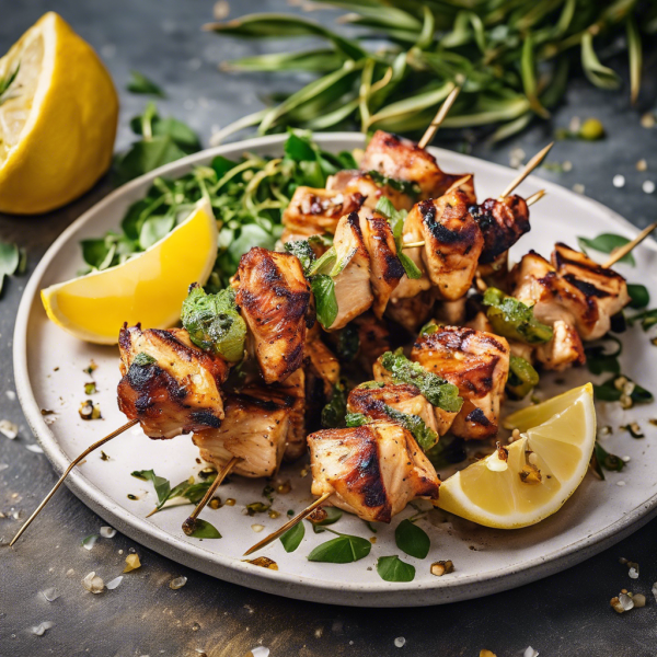 Mediterranean Chicken Skewers