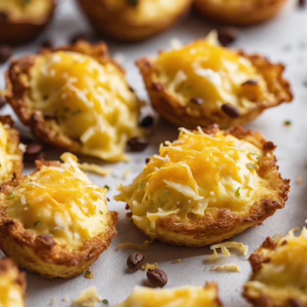 Coffee-infused Cheese Omelette Bites