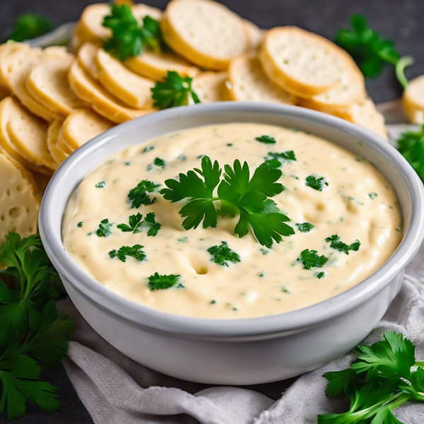 Creamy Garlic Cheese Dip