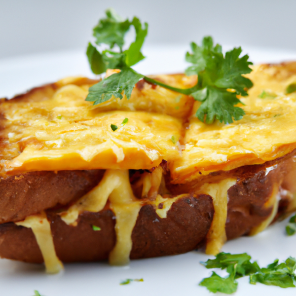 Cheese Omelette Toast