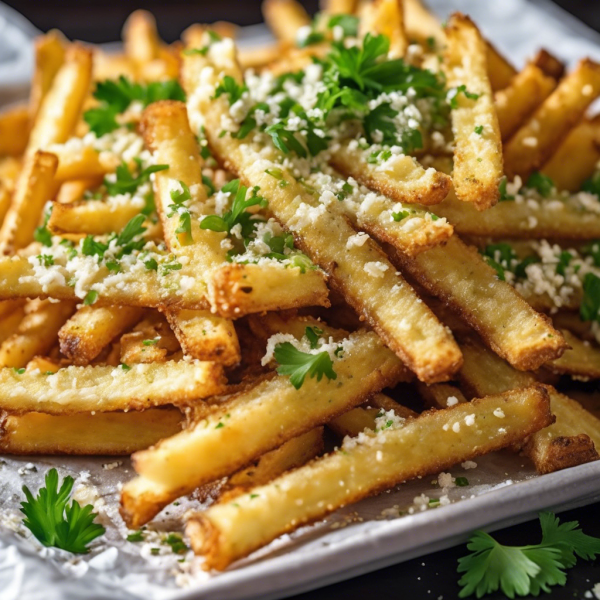 Crispy Garlic Parmesan Fries